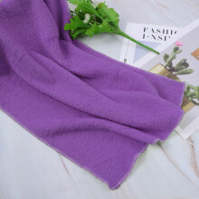 Plush Flannel Blanket Purple 19.7x27.6 Inch Lightweight