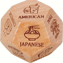 Food Dice Stocking Stuffers – Dinner Decider Dice for Couples, Compatible with Date Night, Wedding, Graduation, Christmas & Birthday Gifts