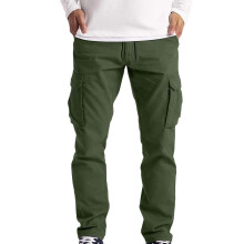 Outdoor Cargo Pants for Men Mens Spring Autumn Loose Fit Large Size Cargo Pants with Multiple Tooling Pockets for Casual Outdoor