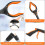 32" Lightweight Grabber Tool for Elderly, Trash Claw Reaching Aid (Orange) – Compatible with Mobility Needs 4