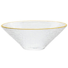 Glass Fruit Bowl Conical Shape 4.72 x 4.72 x 1.77 in