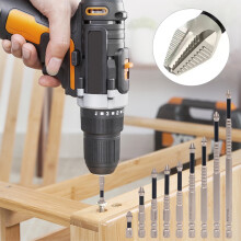 5-Pack Anti-Slip Hex Screwdriver Bits Set – Durable Steel, Non-Slip Grip, Compatible with Standard Drivers