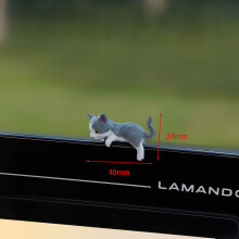 Mini Cat Car Dashboard Decor Figurine for Vehicle and Home