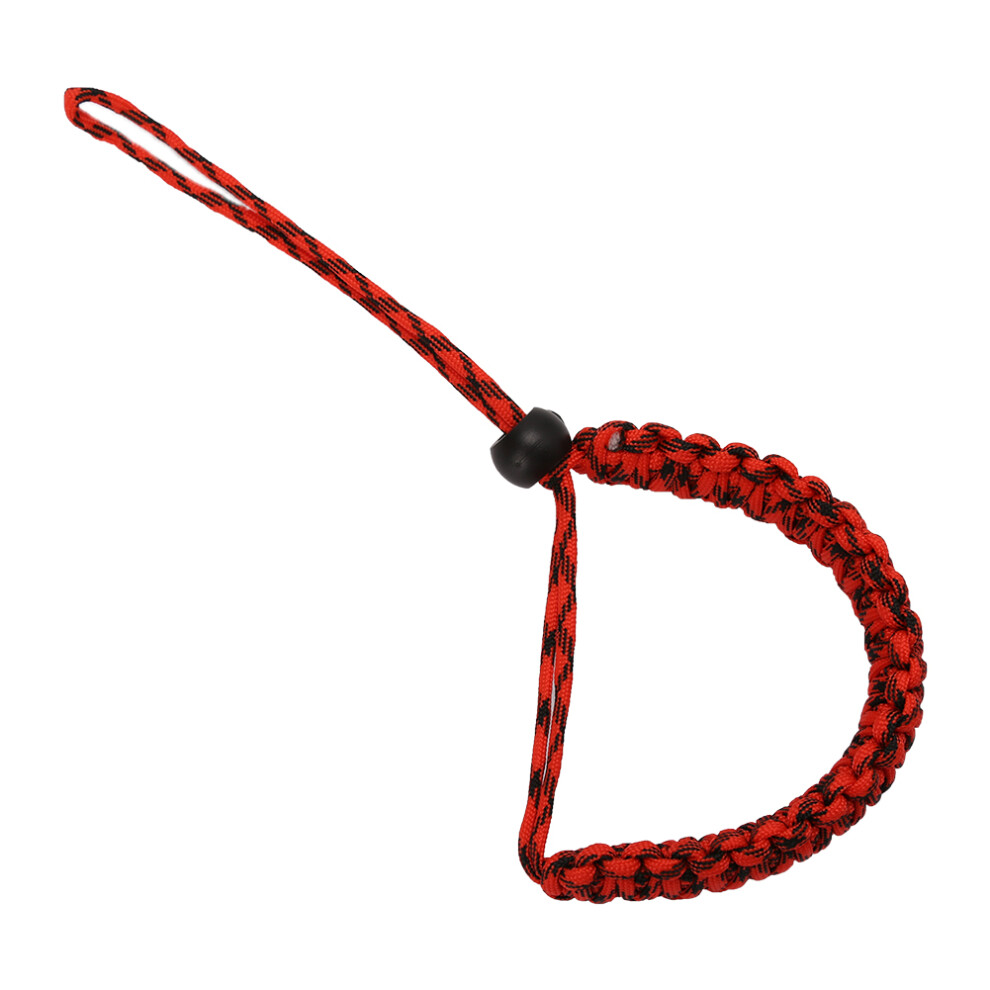 Camera Hand Strap Wrist Lanyard Paracord Outdoor Adjustable Red/Black 5021392946429