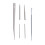 6pc Paracord Crafting Set Stainless Steel 21