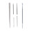 6pc Paracord Crafting Set Stainless Steel 13