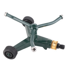 Metal 3-Arm Lawn Sprinkler, G3/4 Connector, 10m Spray Radius