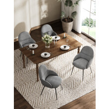 (Dove Grey, Set of 2) Goeurvant Dining Chairs