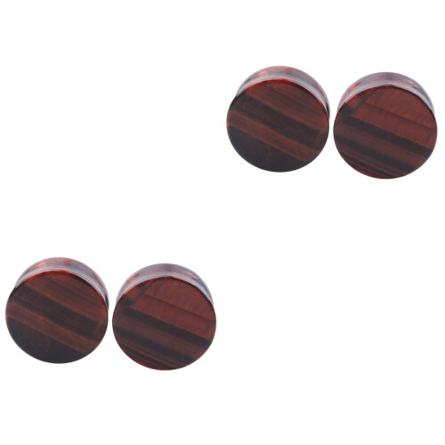 2Stk Piercing Tunnel Ohrstecker Coffee Vielseitig 2