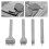 Diamond Lacing Stitching Chisel Set - HSS Leather Punch Kit, 6mm Spacing 15