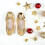 1Paire Chaussures De Ballet Dorées PU Talon Pour Danse 4
