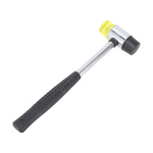 Maillet en caoutchouc double-face, tête de 35 mm, manche en acier de 265 mm