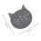 1Pièces Chat PVC Antidérapant Doux Résistant 4