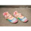 1Paire Chaussures De Ballet Roses Pour Enfants Strap PU Durable Danse 6
