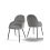 (Light Grey, Set of 2) Goeurvant Dining Chairs 3