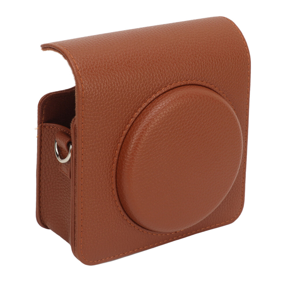 Pu Leather Camera Case For Instax Square Sq40 With Removable Front Brown 4651387699491