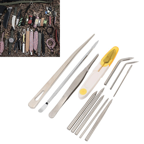 12Pcs Paracord Stitching Set Stainless Steel 181g