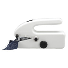 Mini Handheld Sewing Machine Silver 4xAA 21x13cm