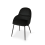 (Black, Set of 4) Goeurvant Dining Chairs 4