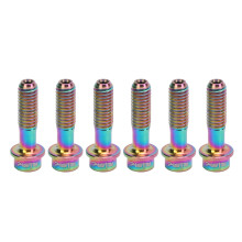 6 Stück M5x18mm Fahrrad-Vorbaubolzen aus Legierung, bunt