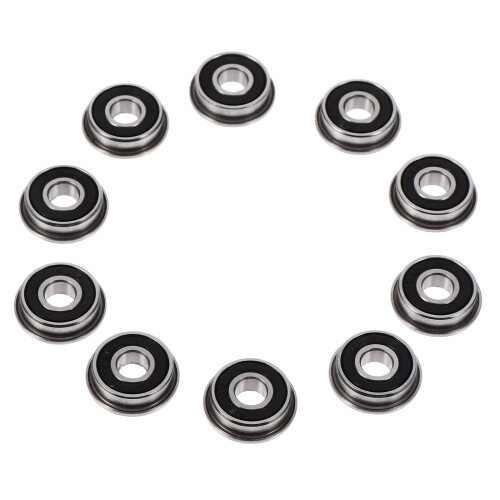 NICEXMAS F695-2RS Ball Bearings 10 pcs Silver