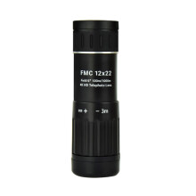 12x22 Mini Monocular Telescope, High-Powered Double-Focus Zoom Spotting Scope, Compact Stabilized Rangefinder for Adults