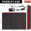 6-Pack Tool Box Foam Inserts (18x12x1") + 1pc Cutter Tool, Red/Black Polyethylene Liners, Cuttable, Compatible with Kaizen Toolboxes 2