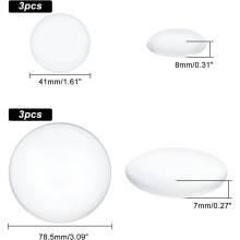 Door Stoppers Wall Protector Silicone Round 6 pcs