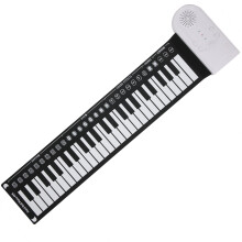 Portable 49-Key Electric Piano Keyboard USB Rechargeable with Folding Design