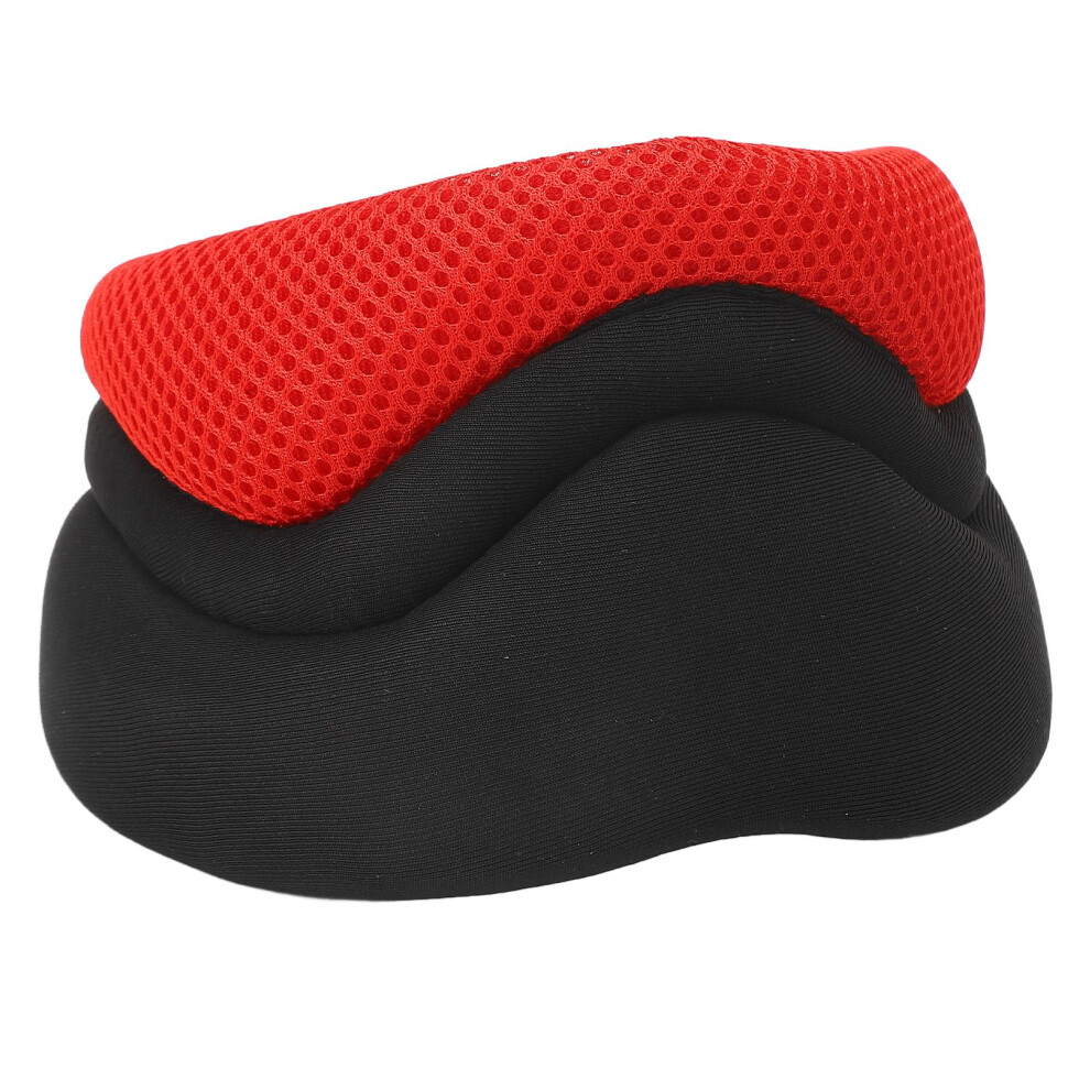 Breathable Elastic Neck Support Brace for Forward Head Posture Red