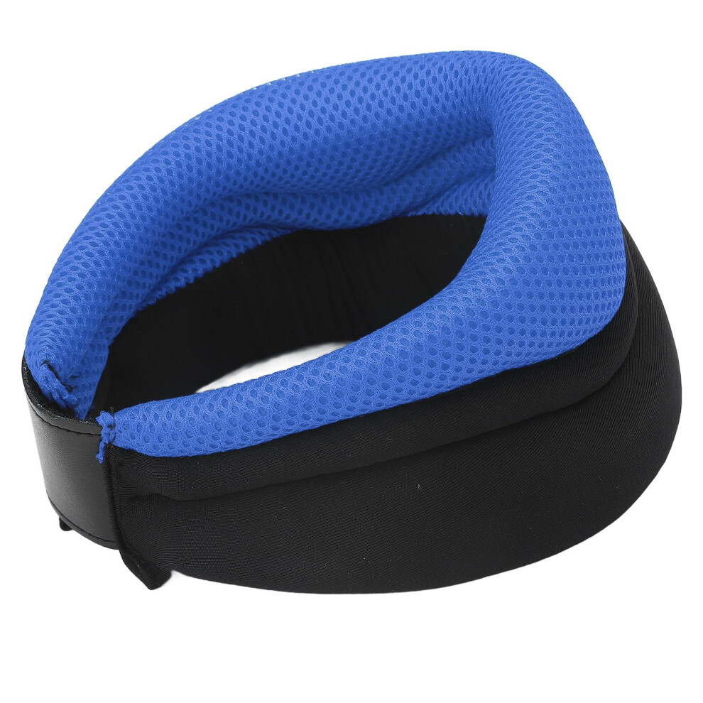 Breathable Elastic Neck Support Brace for Forward Head Posture, Blue