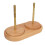Double Yarn Holder, Detachable Rotatable, Large Capacity Beech & Copper Stand 16