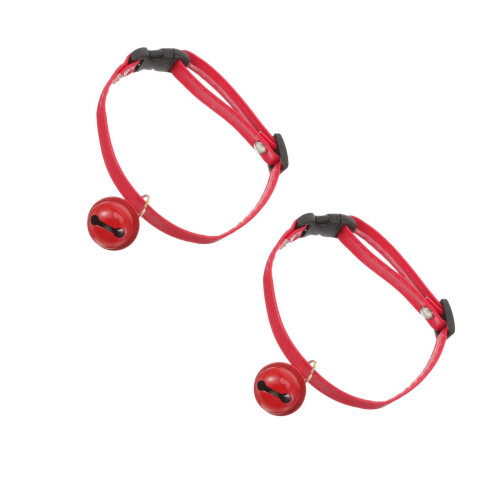 2Pièces Collier Ajustable Pour Chat Intégrées 1