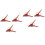 6Paquets Clips Plastique Jardin Rouge Simples 4