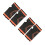4Pièces Bracelets De Poignet Compression Orange Anti-Transpiration 9