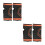 4Pièces Bracelets De Poignet Compression Orange Anti-Transpiration 10