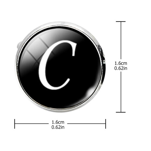 Cuff-Link Verre Et Cuivre Noir Décoratif Et 1