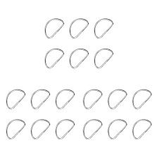 300Pièces Anneaux Métalliques D Argent Pour Sacs, Colliers Loisirs