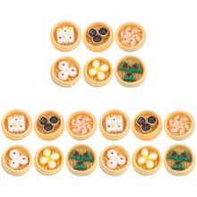 18Pièces Mini Accessoires Cuisine En Résine Colorée Pour Décor