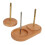 Double Yarn Holder, Detachable Rotatable, Large Capacity Beech & Copper Stand 3