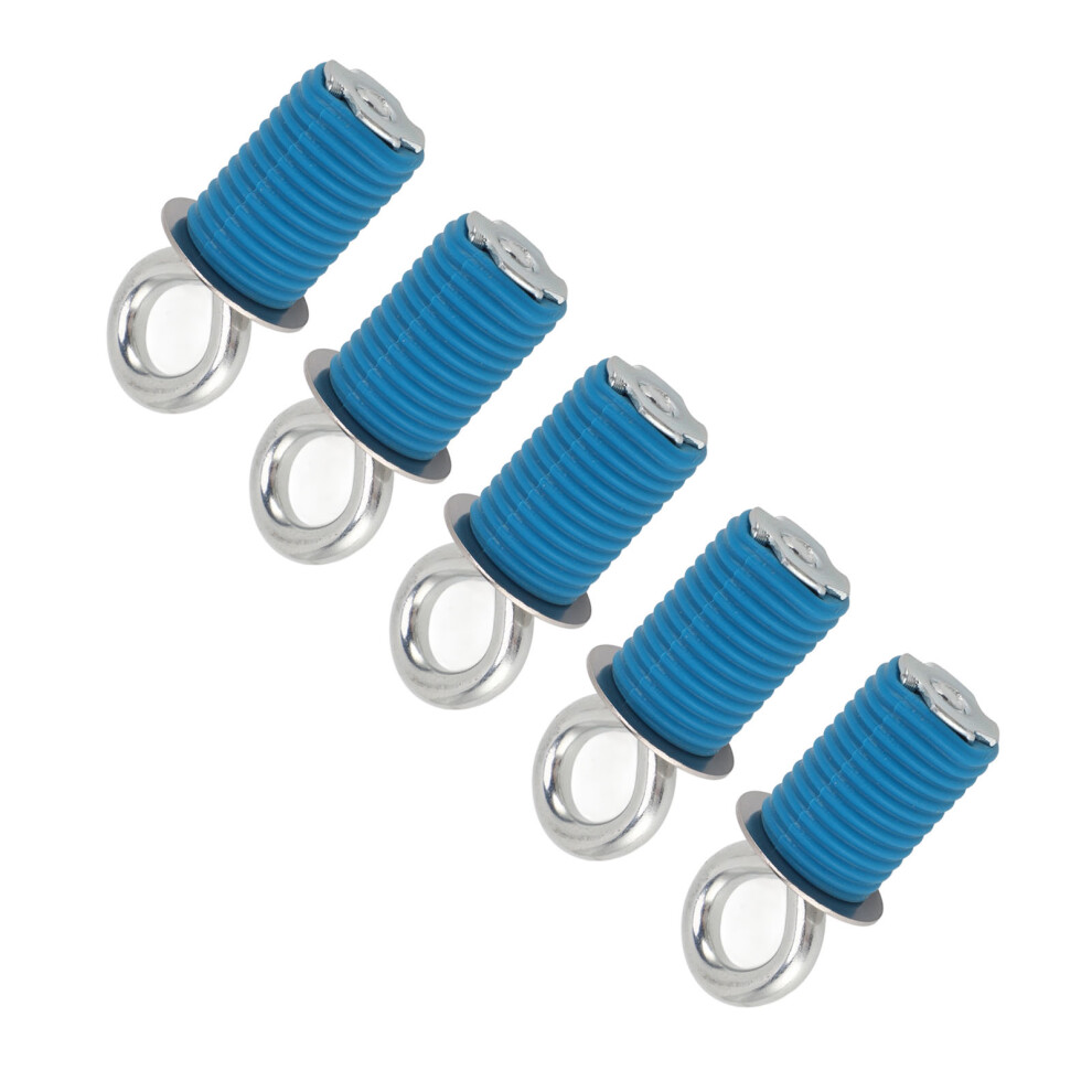 5Pcs Atv Anchor Tie Downs 1In Enhanced Friction Replacement Blue 4271387701866