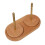 Double Yarn Holder, Detachable Rotatable, Large Capacity Beech & Copper Stand 11