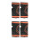 4Pièces Bracelets De Poignet Compression Orange Anti-Transpiration 1
