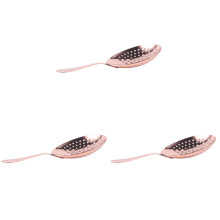 3Pièces Filtre Bar Cocktail Rose Gold En Acier Inoxydable Ergonomique
