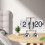 Mechanical Digital Flip Down Clock Battery Powered Home Office Decor White 4