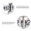 Mechanical Digital Flip Down Clock Battery Powered Home Office Decor White 9
