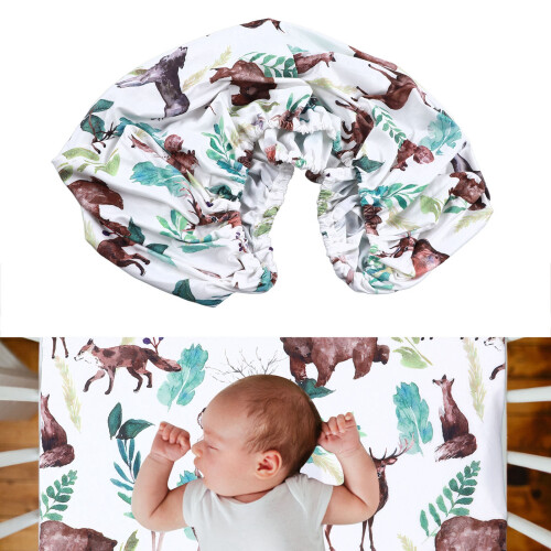 Baby Stubenwagen Spannbettlaken oval elastisch