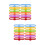 24Pièces Repères Silicone Verres Vin Colorés Faciles À Utiliser 7