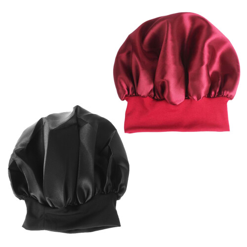 4Pièces Bonnet Élastique Large Côté Pour Capillaires 1