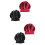 4Pièces Bonnet Élastique Large Côté Pour Capillaires 7
